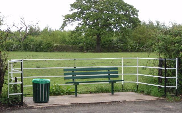 Bench near Acton Bridge Station