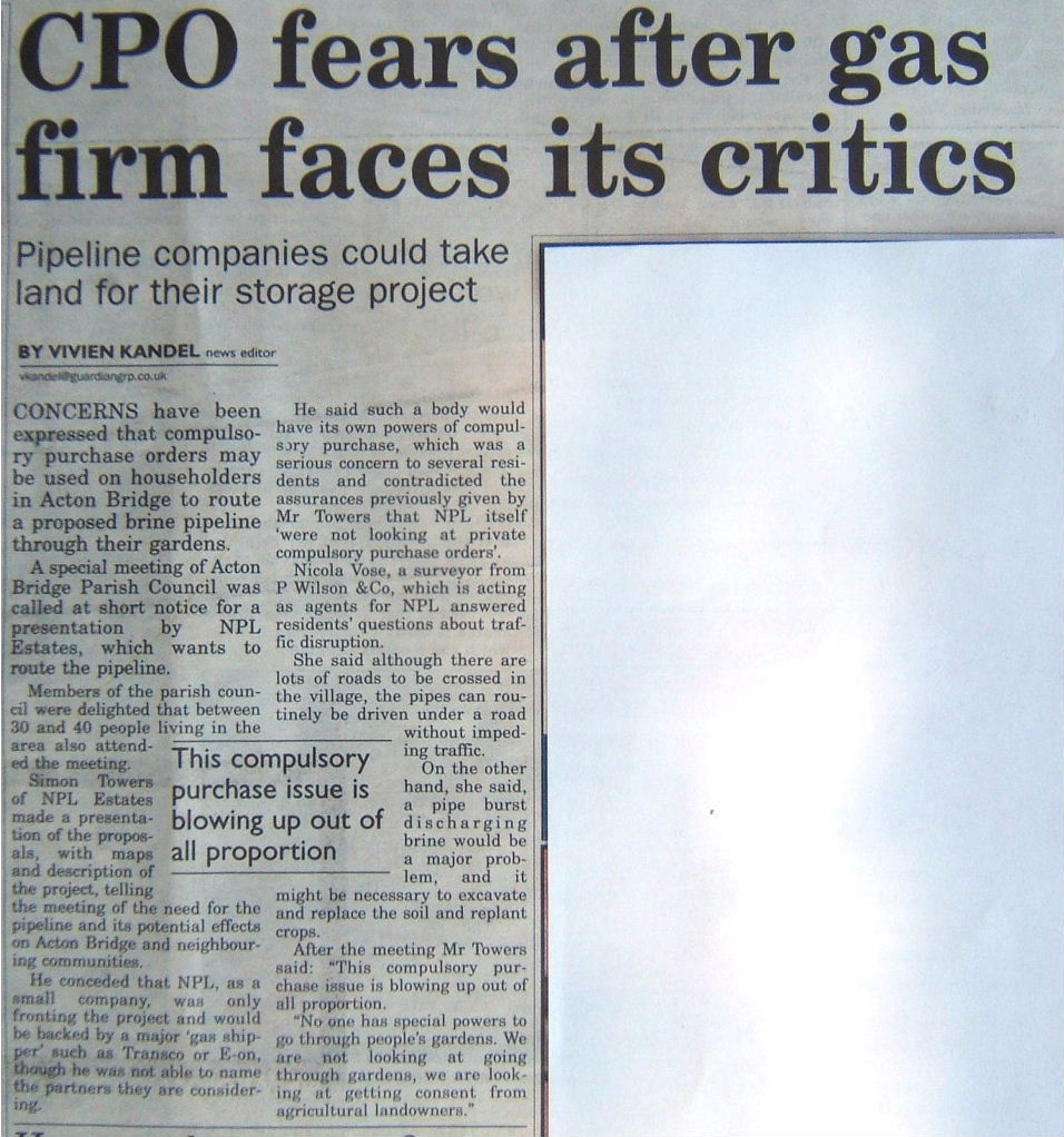 Copyright Northwich Guardian 2007